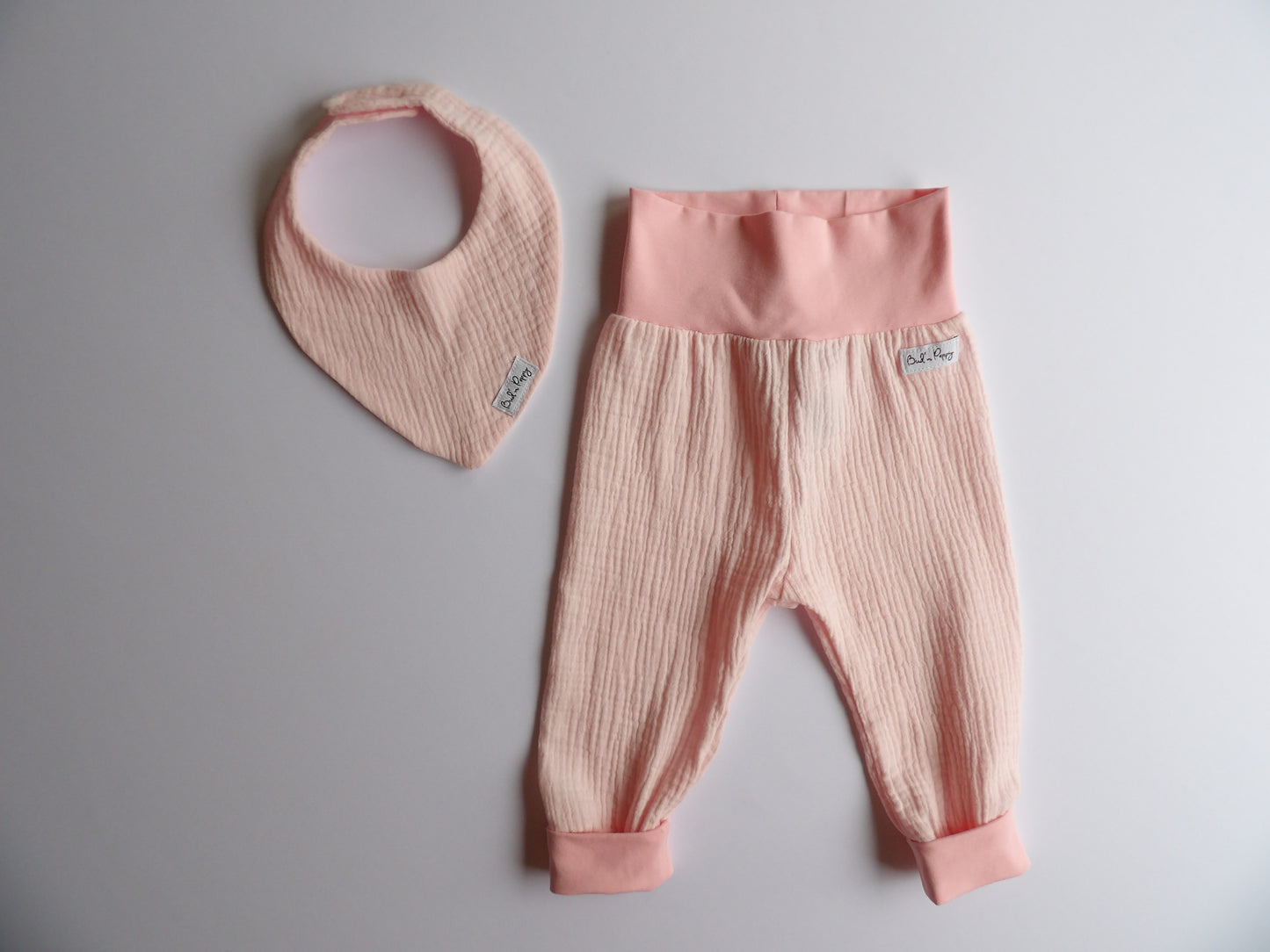 Storlek 68, Dreamy Petals - Handgjort babyset, OEKO-TEX®-certifierade tyger