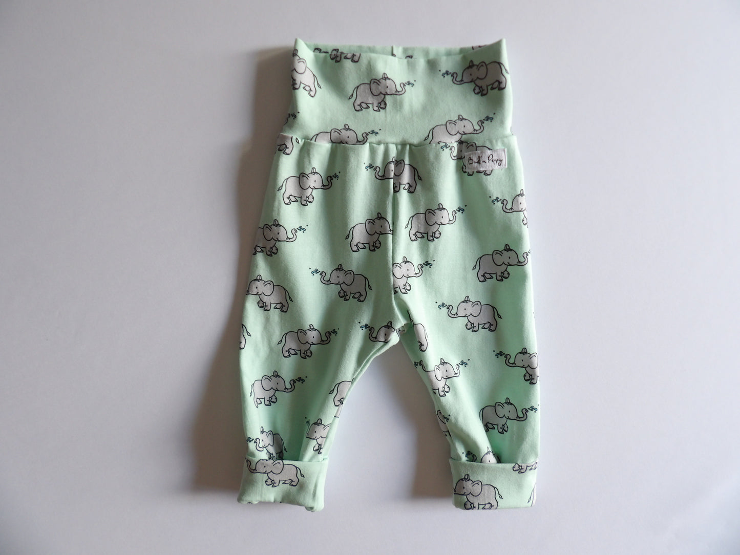 Storlek 56, Elephant Breeze - Handgjort babyset, OEKO-TEX®-certifierade tyger