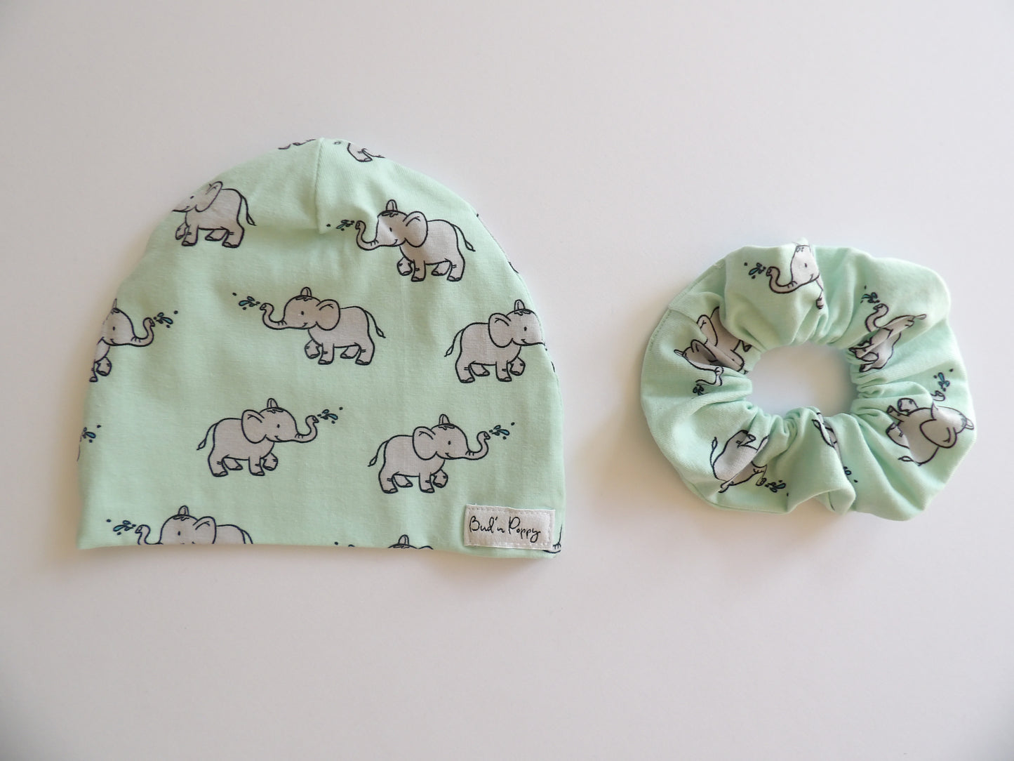 Storlek 56, Elephant Breeze - Handgjort babyset, OEKO-TEX®-certifierade tyger