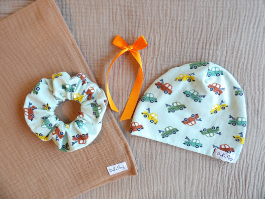 Newborn beanie, handmade in OEKO-TEX® fabric, size 36/38