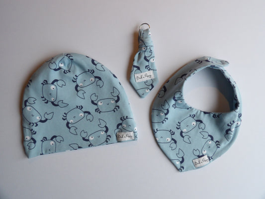 Mini Trio, handmade in OEKO-TEX® fabric, size 44/46 (68) 4-6 months