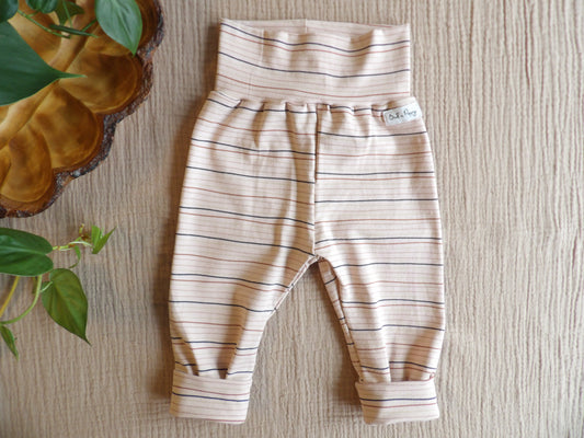 Växa-byxa Rosy Stripes - storlek 62 (ca 2-4 mån)