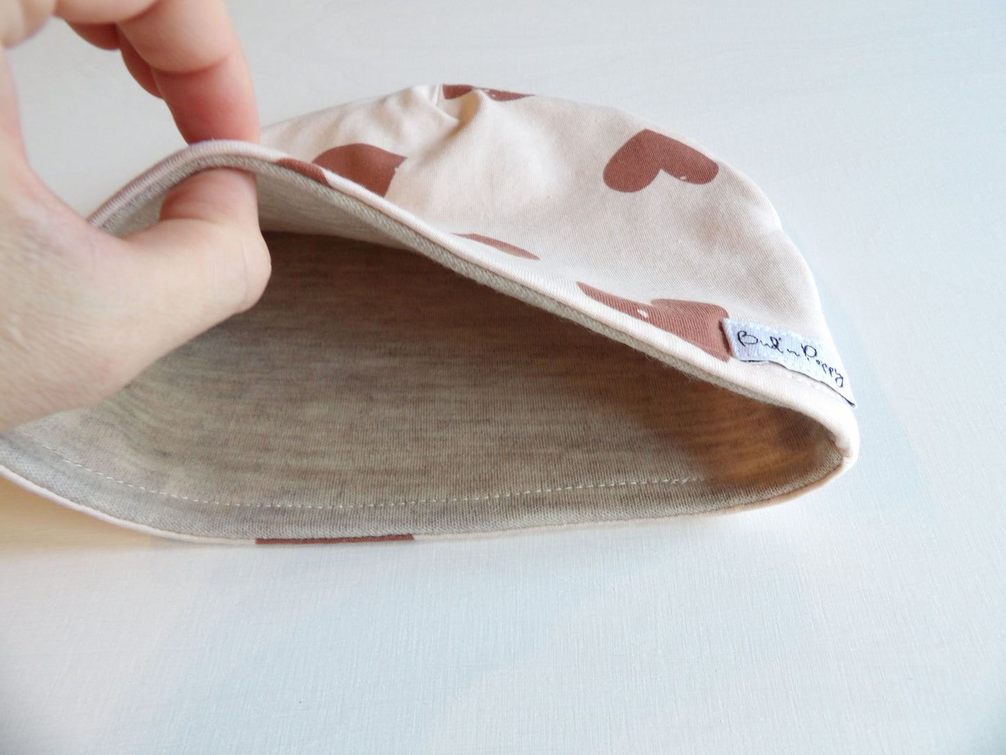 Lined children's hat in merino wool, size 48/50 (approx. 1.5-3 years) - Bud's Wardrobe