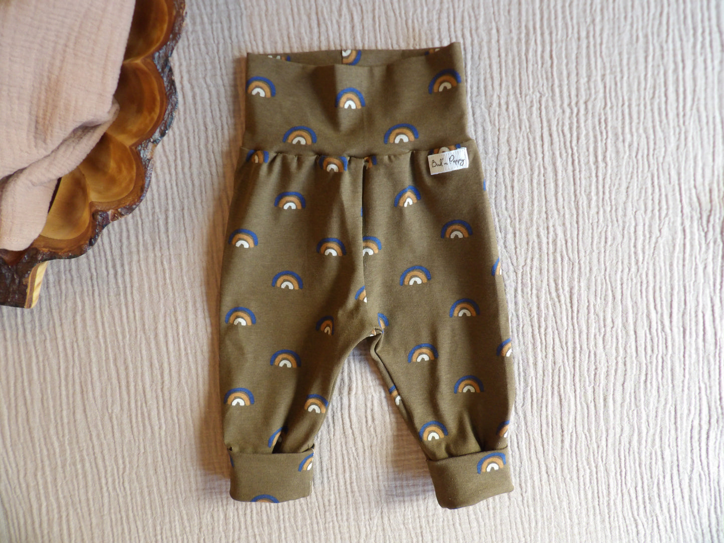 Växa-byxa Golden Rainbows - storlek 56 (ca 1-2 mån) - Bud's Wardrobe