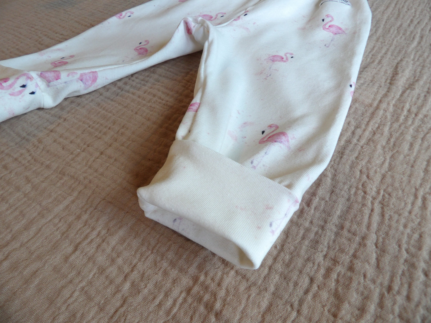 Växa-byxa Flamingo Love - storlek 56 (ca 1-2 mån) - Bud's Wardrobe