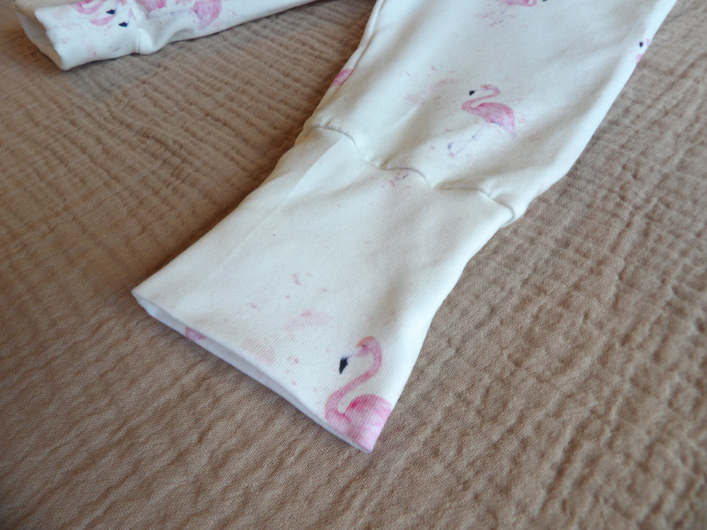 Växa-byxa Flamingo Love - storlek 56 (ca 1-2 mån) - Bud's Wardrobe