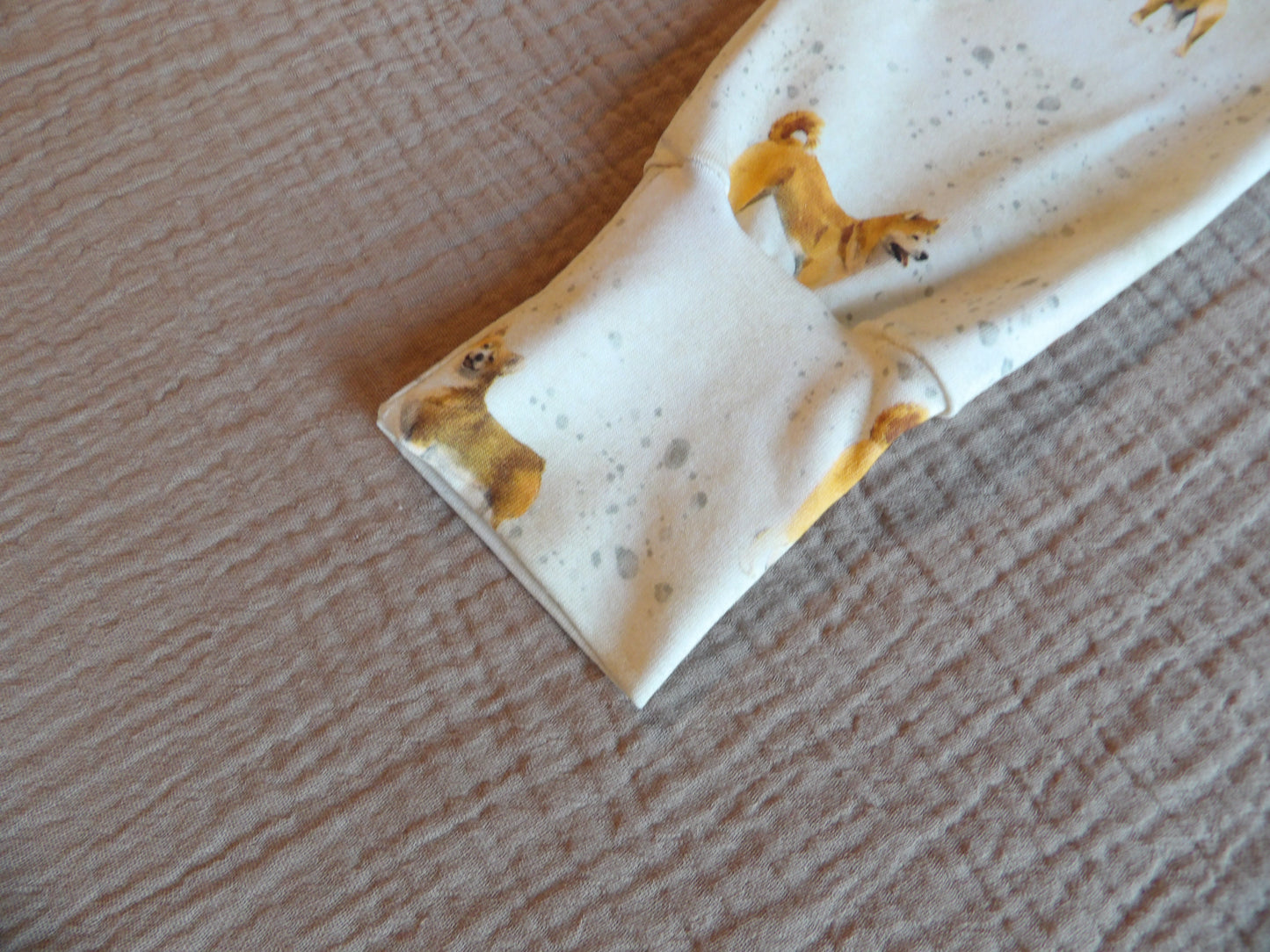 Växa-byxa Golden Pup - storlek 56 (ca 1-2 mån) - Bud's Wardrobe