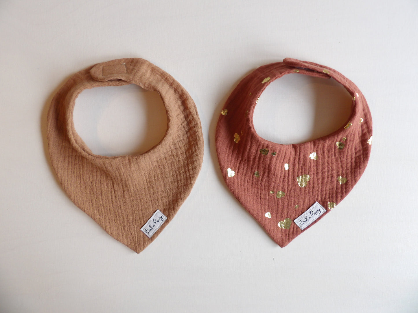 Dregglisar i muslin, 2-pack, Golden Duo, storlek One size (ca 0-1 år) - Bud's Wardrobe