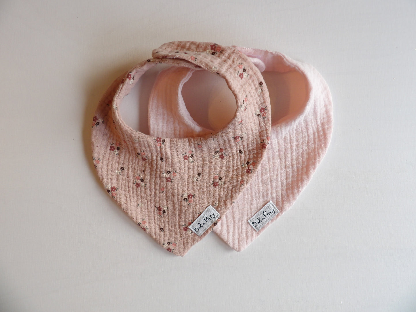Dregglisar i muslin, 2-pack, Pink Colours, storlek One size (ca 0-1 år) - Bud's Wardrobe