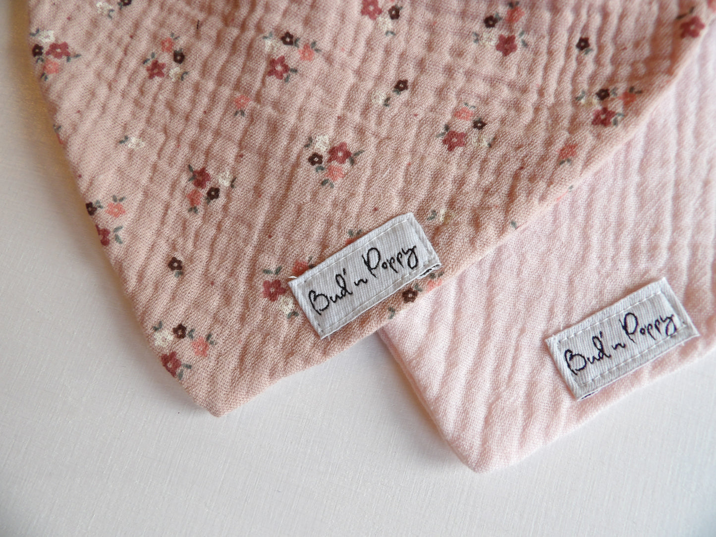 Dregglisar i muslin, 2-pack, Pink Colours, storlek One size (ca 0-1 år) - Bud's Wardrobe