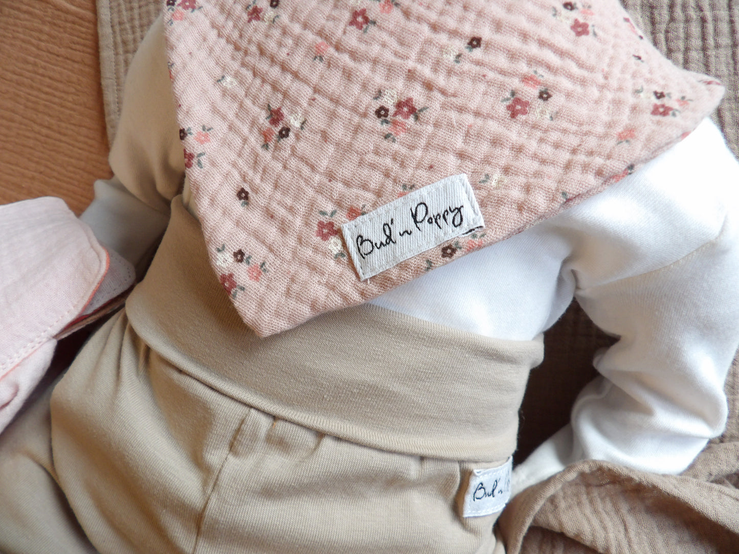 Dregglisar i muslin, 2-pack, Pink Colours, storlek One size (ca 0-1 år) - Bud's Wardrobe
