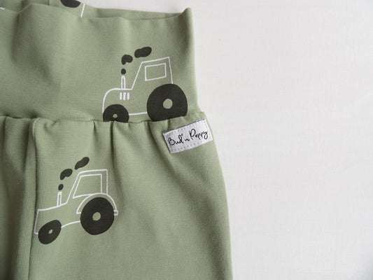 Växa-byxa Tiny Tractor Pants - storlek 62 (ca 2-4 mån)
