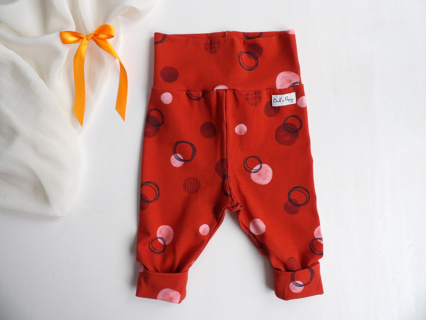 Växa-byxa Berry Dot Pants - storlek 56 (ca 1-2 mån)