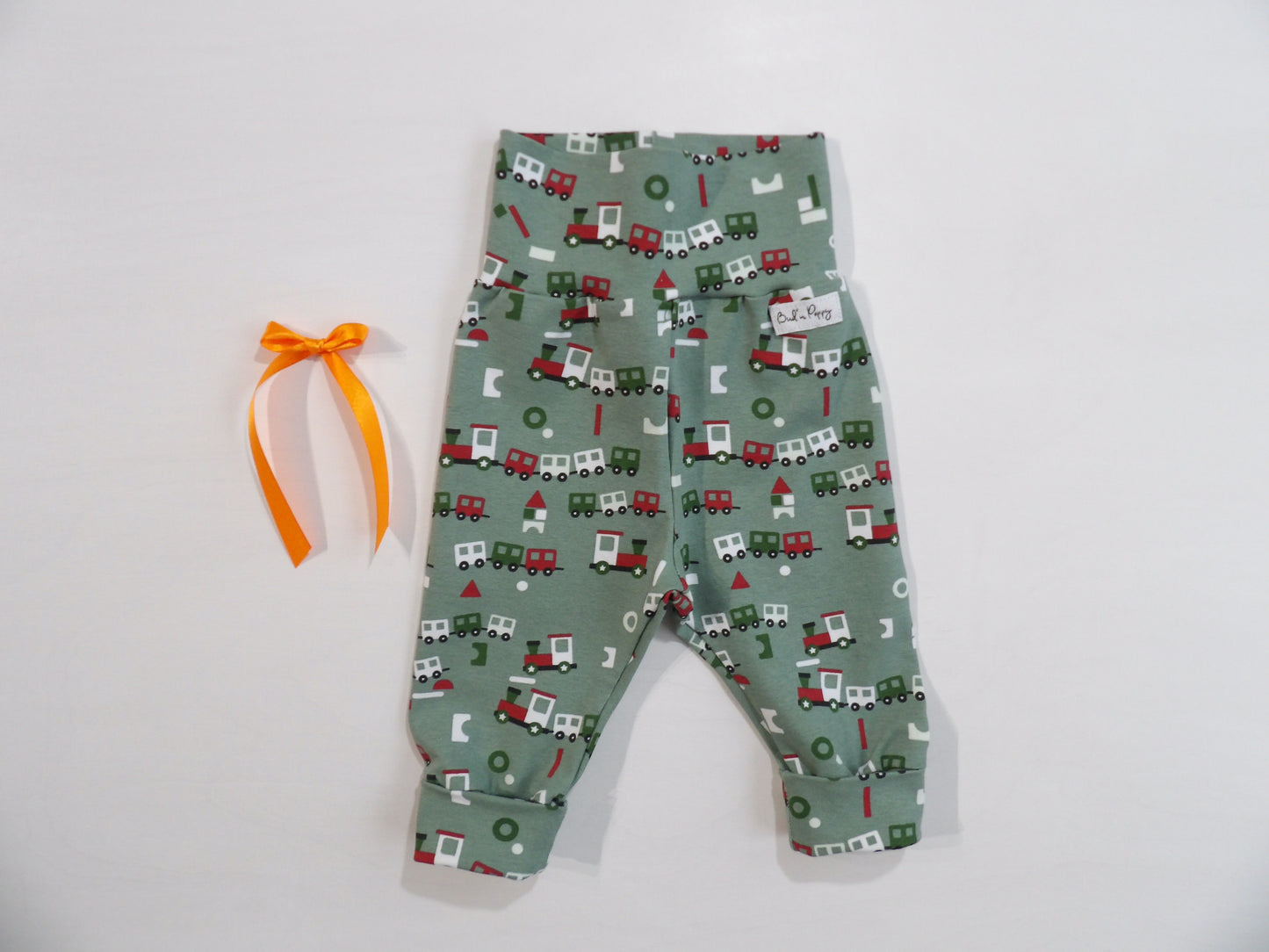 Växa-byxa Little Train Pants - storlek 56 (1-2 mån)