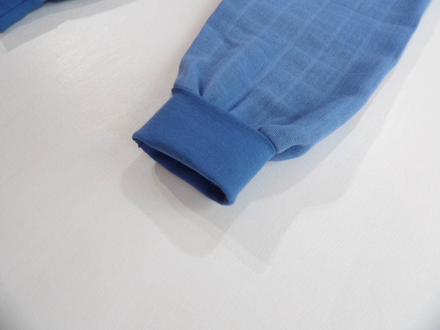 Grow-with-me pants in Muslin Blue Breeze
