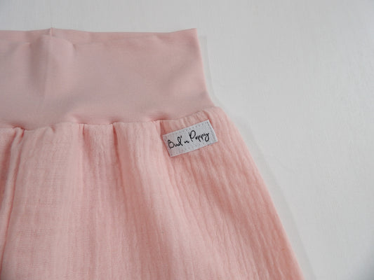 Växa-byxa i Muslin Blush Breeze - storlek 74 & 80