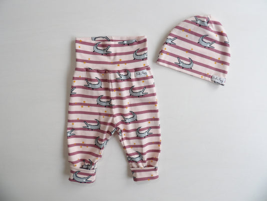 Little One Set Moon Crocodile Blush - storlek 50 & 56