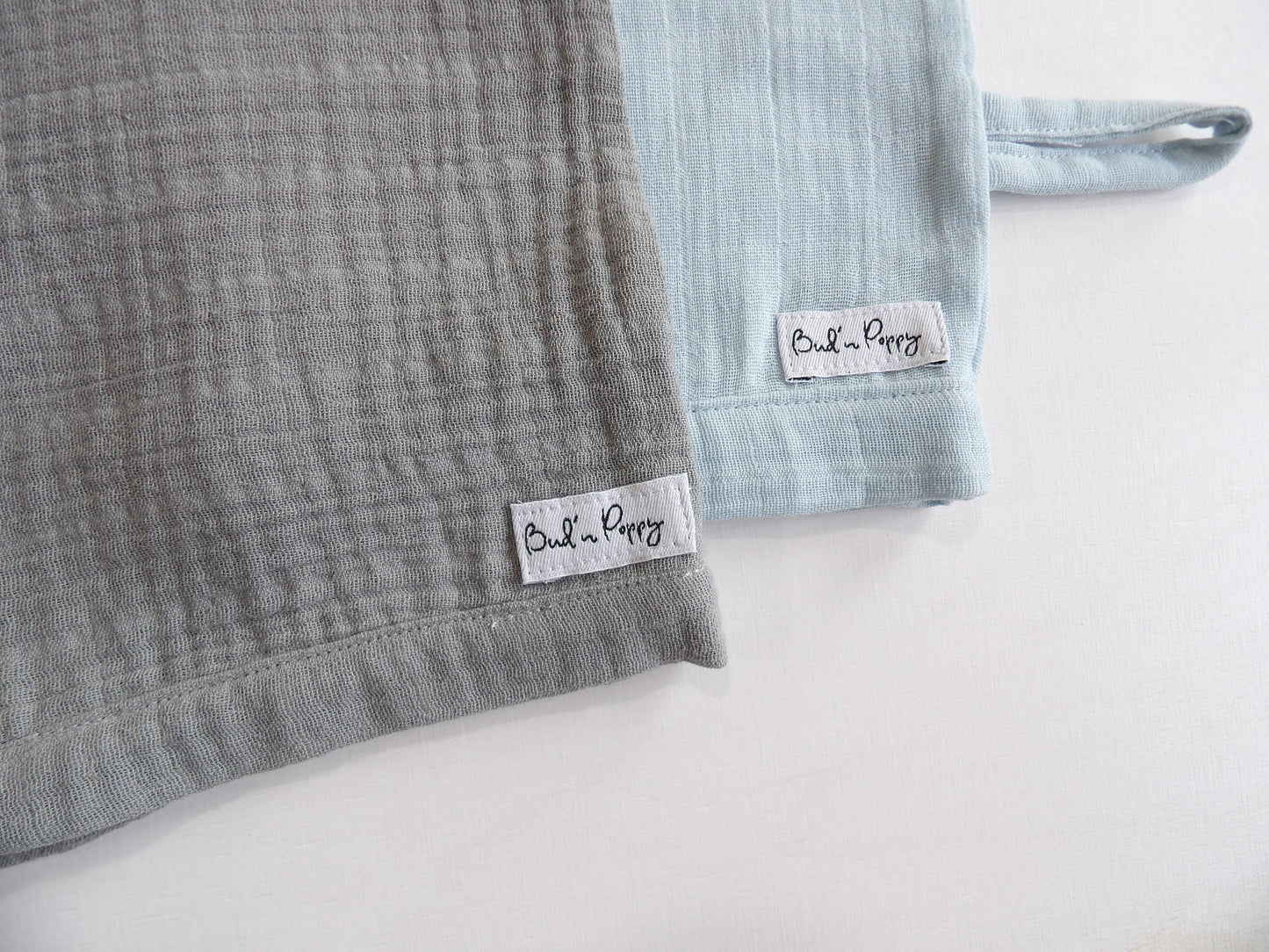 Muslin badvantar 2-pack - Blue Breeze
