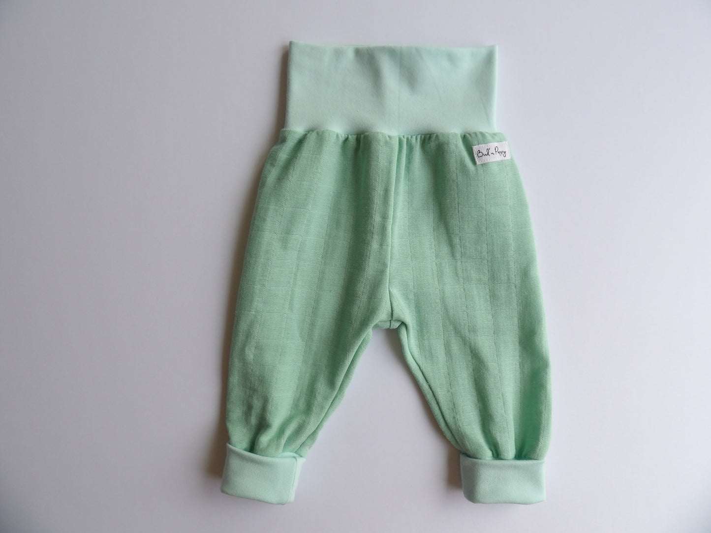 Storlek 56, Pink Today I Wear Green - Handgjort babyset, OEKO-TEX®-certifierade tyger