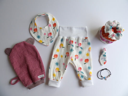 Storlek 56, Apple of My Eye - Handgjort babyset, OEKO-TEX®-certifierade tyger
