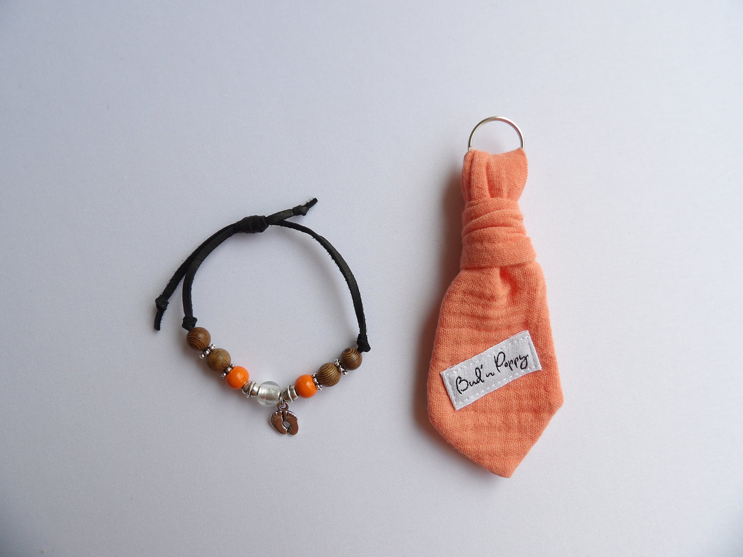 Storlek 56, Lovely Orange - Handgjort babyset, OEKO-TEX®-certifierade tyger