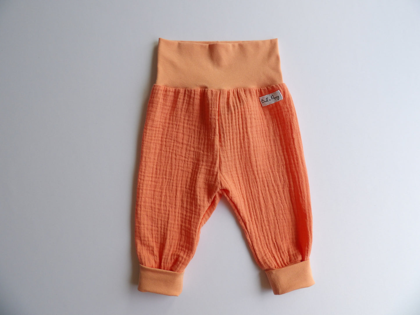 Storlek 56, Lovely Orange - Handgjort babyset, OEKO-TEX®-certifierade tyger