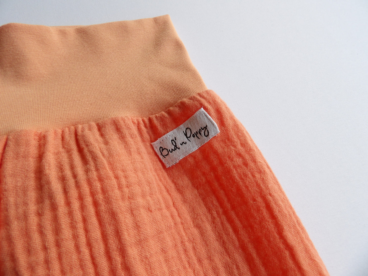 Storlek 56, Lovely Orange - Handgjort babyset, OEKO-TEX®-certifierade tyger