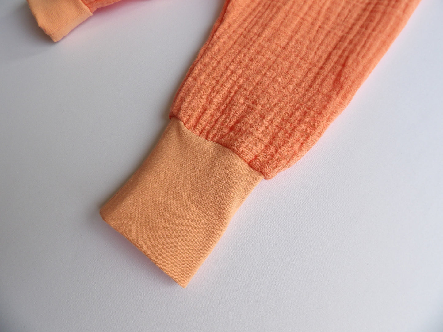 Storlek 56, Lovely Orange - Handgjort babyset, OEKO-TEX®-certifierade tyger
