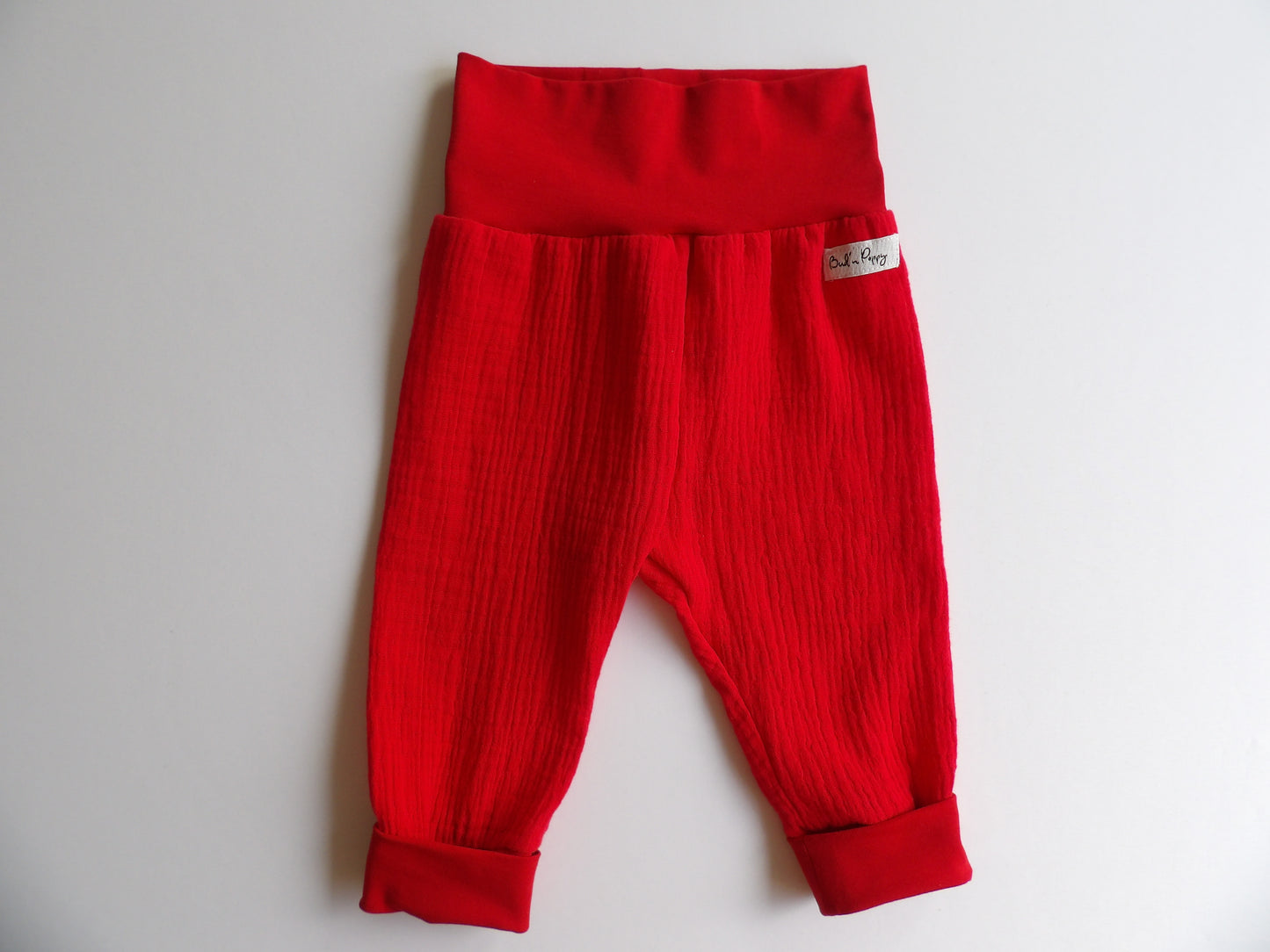 Storlek 62, Today I Wear Red - Handgjort babyset, OEKO-TEX®-certifierade tyger