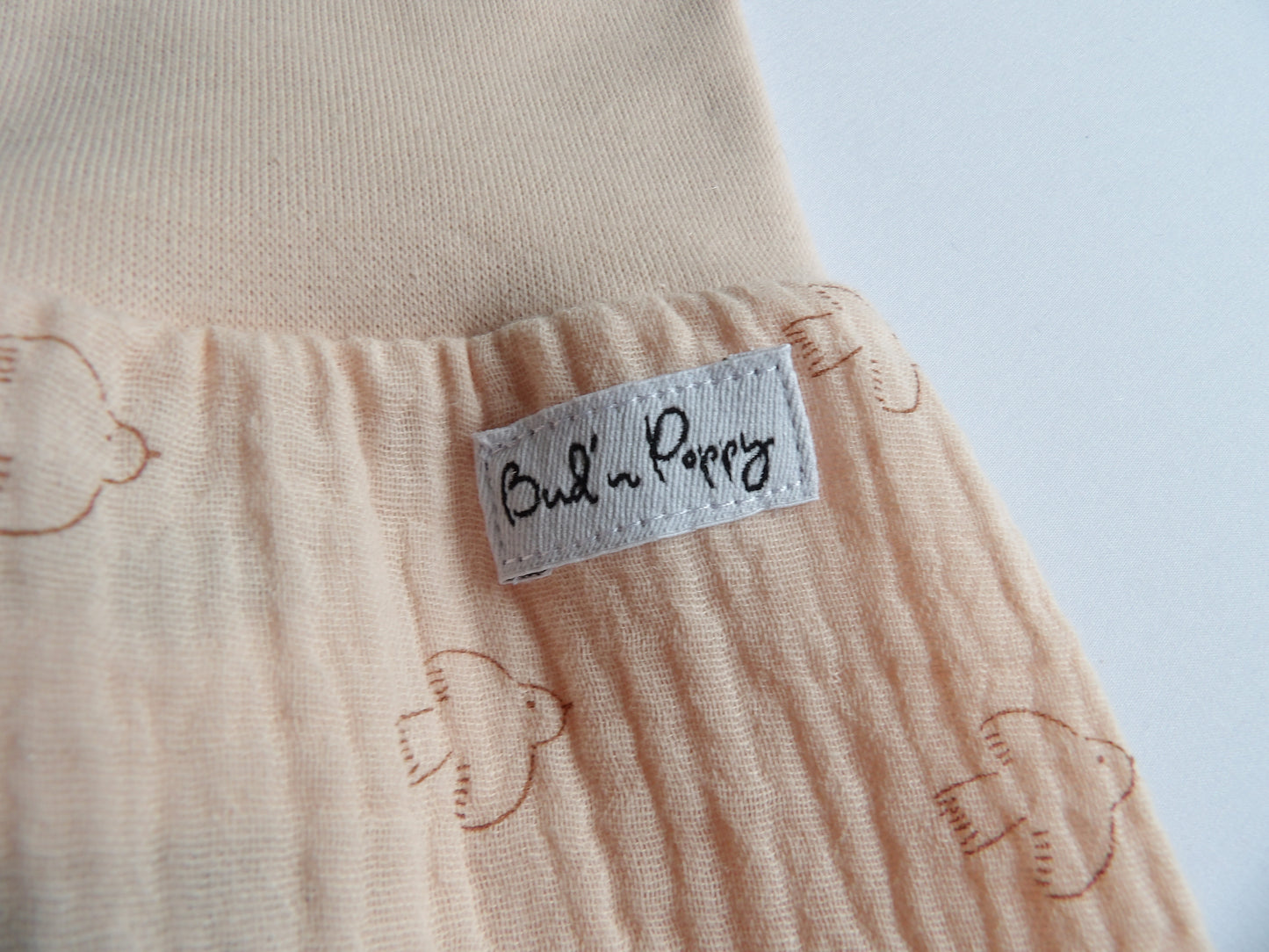 Storlek 50, Pink Birdies - Handgjort babyset, OEKO-TEX®-certifierade tyger