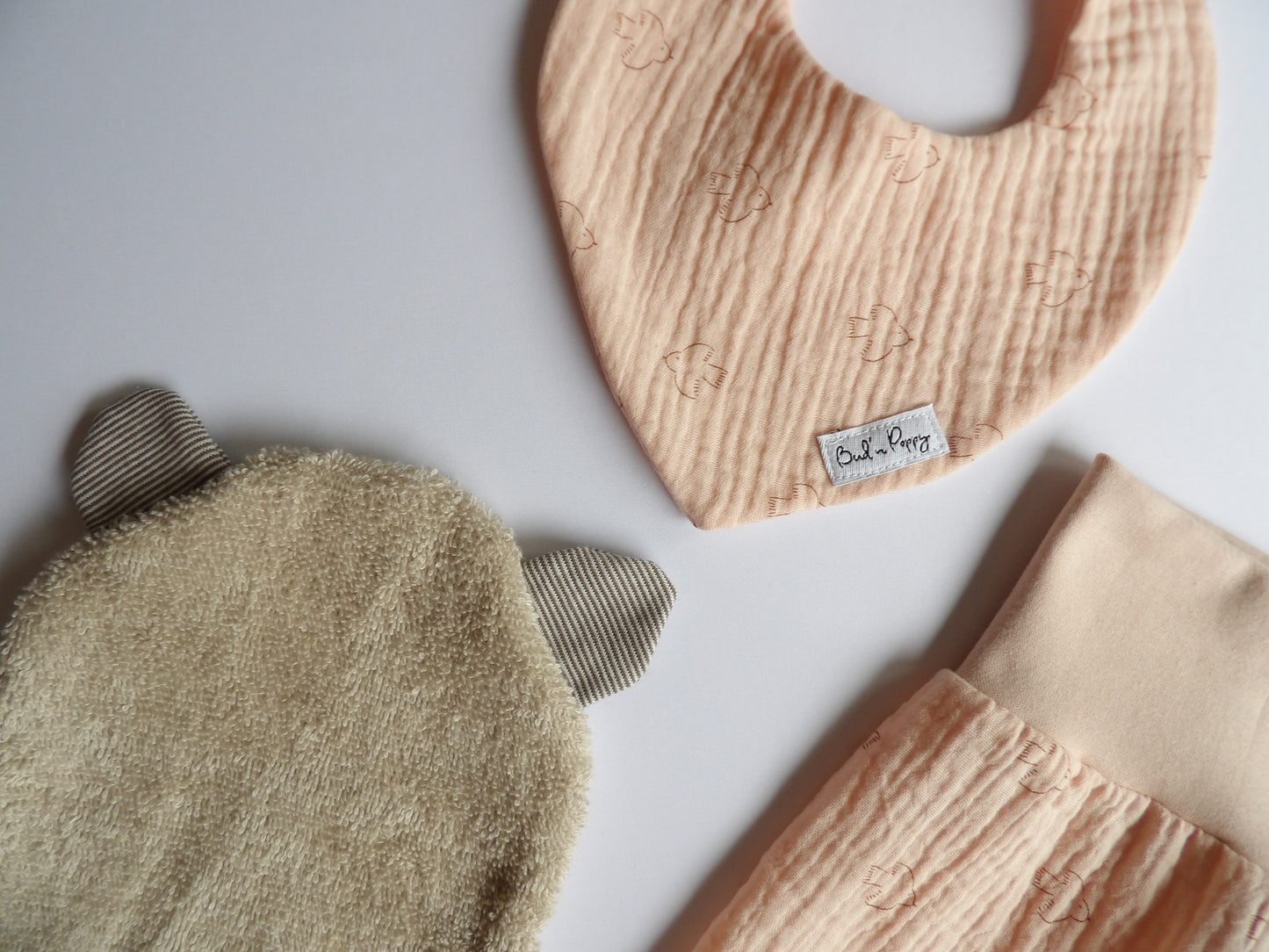 Storlek 50, Pink Birdies - Handgjort babyset, OEKO-TEX®-certifierade tyger