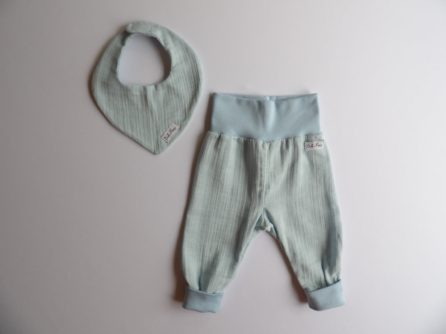 Storlek 62, Tiny Sky - Handgjort babyset, OEKO-TEX®-certifierade tyger