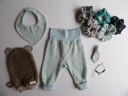 Storlek 62, Tiny Sky - Handgjort babyset, OEKO-TEX®-certifierade tyger