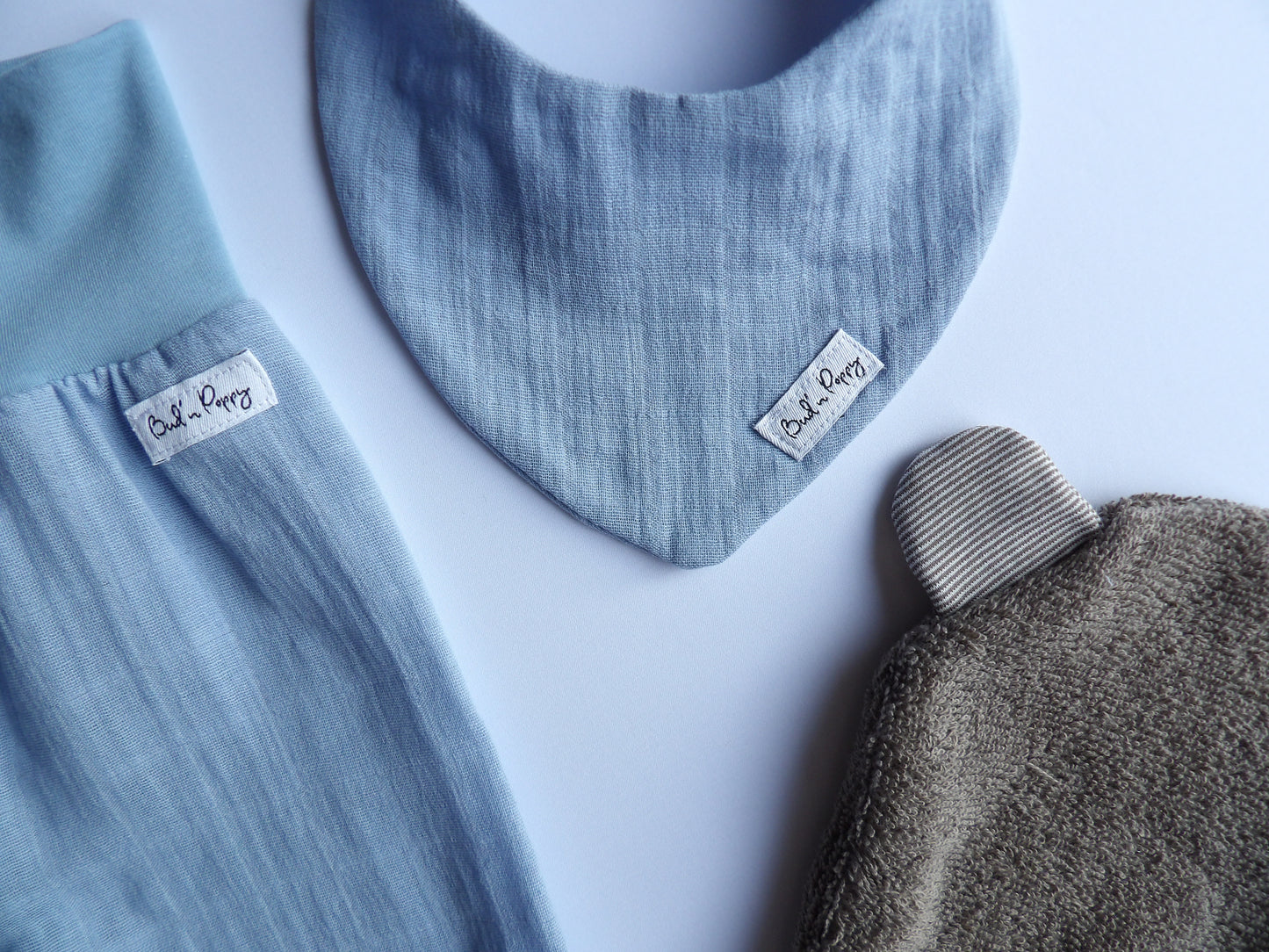 Storlek 68, Tiny Ocean - Handgjort babyset, OEKO-TEX®-certifierade tyger