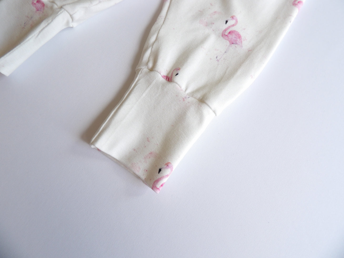 Storlek 56, Flamingo Days - Handgjort babyset, OEKO-TEX®-certifierade tyger