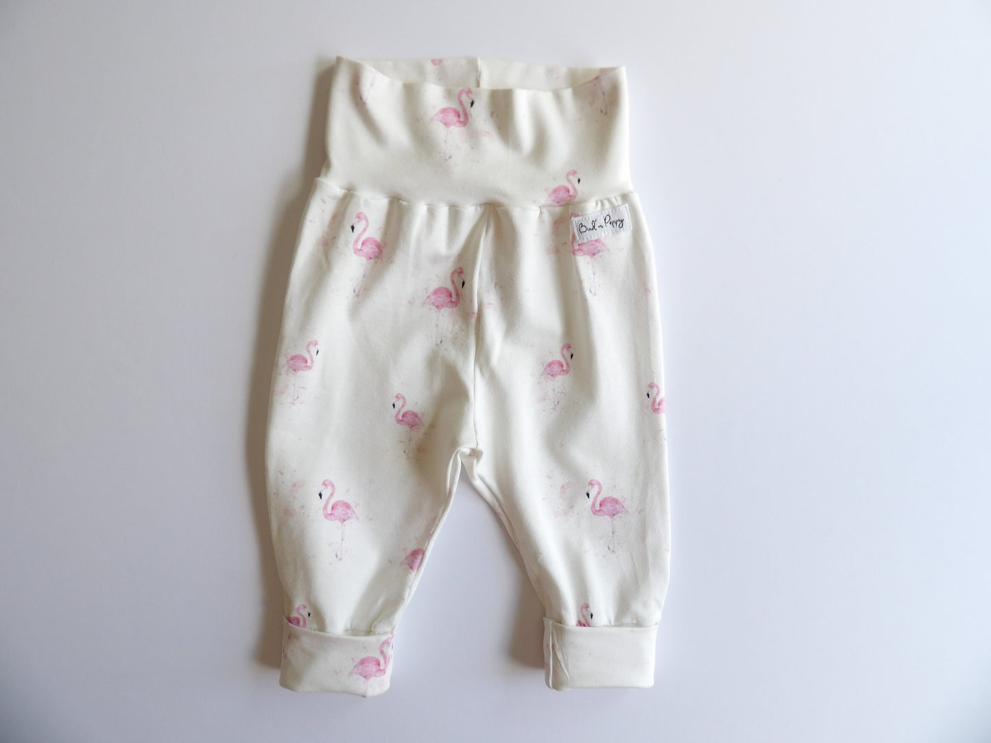 Storlek 56, Flamingo Days - Handgjort babyset, OEKO-TEX®-certifierade tyger