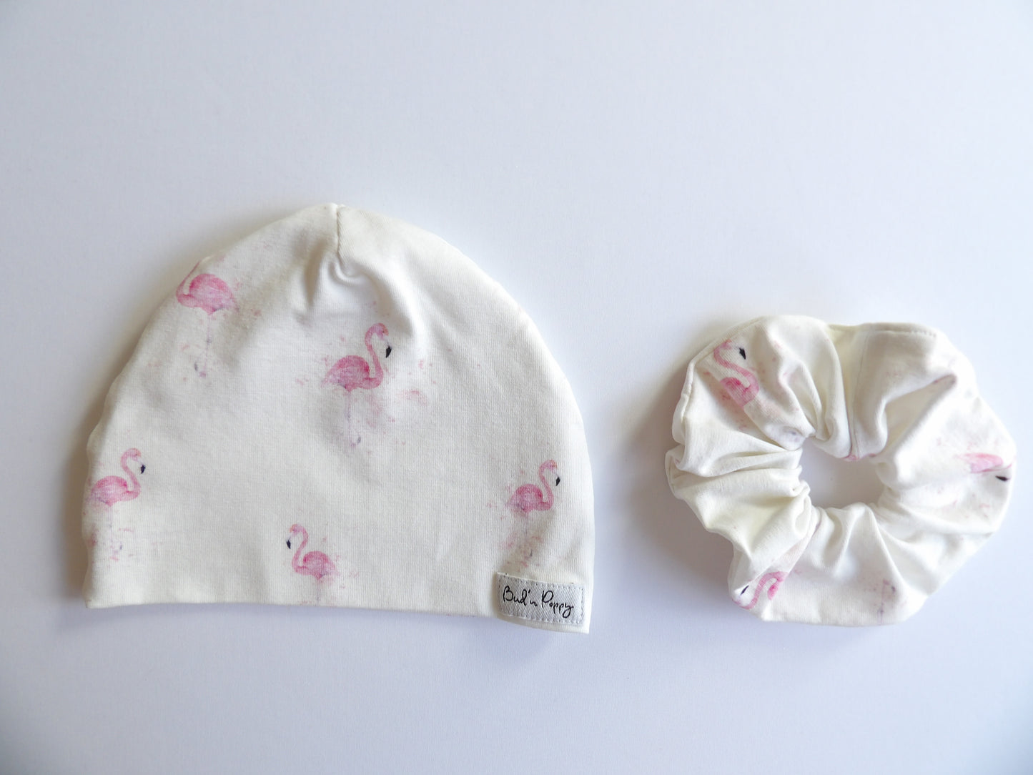 Storlek 56, Flamingo Days - Handgjort babyset, OEKO-TEX®-certifierade tyger