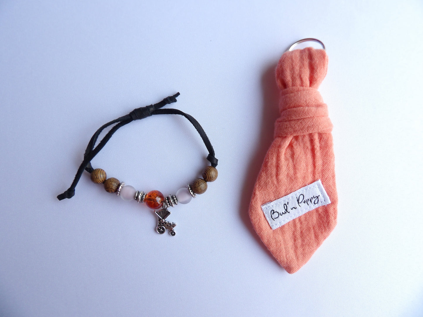 Storlek 62, Today I Wear Orange - Handgjort babyset, OEKO-TEX®-certifierade tyger