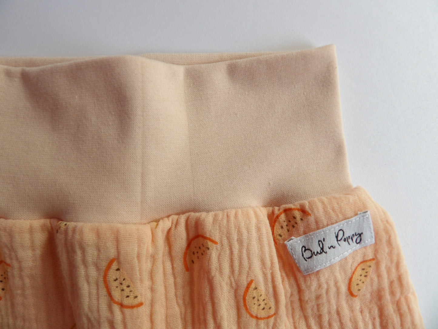 Storlek 68, Peach Melon - Handgjort babyset, OEKO-TEX®-certifierade tyger