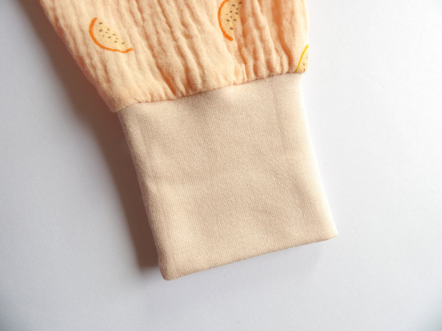 Storlek 68, Peach Melon - Handgjort babyset, OEKO-TEX®-certifierade tyger