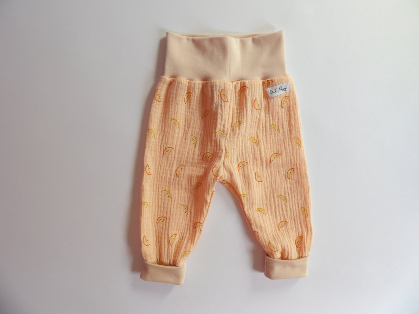 Storlek 68, Peach Melon - Handgjort babyset, OEKO-TEX®-certifierade tyger