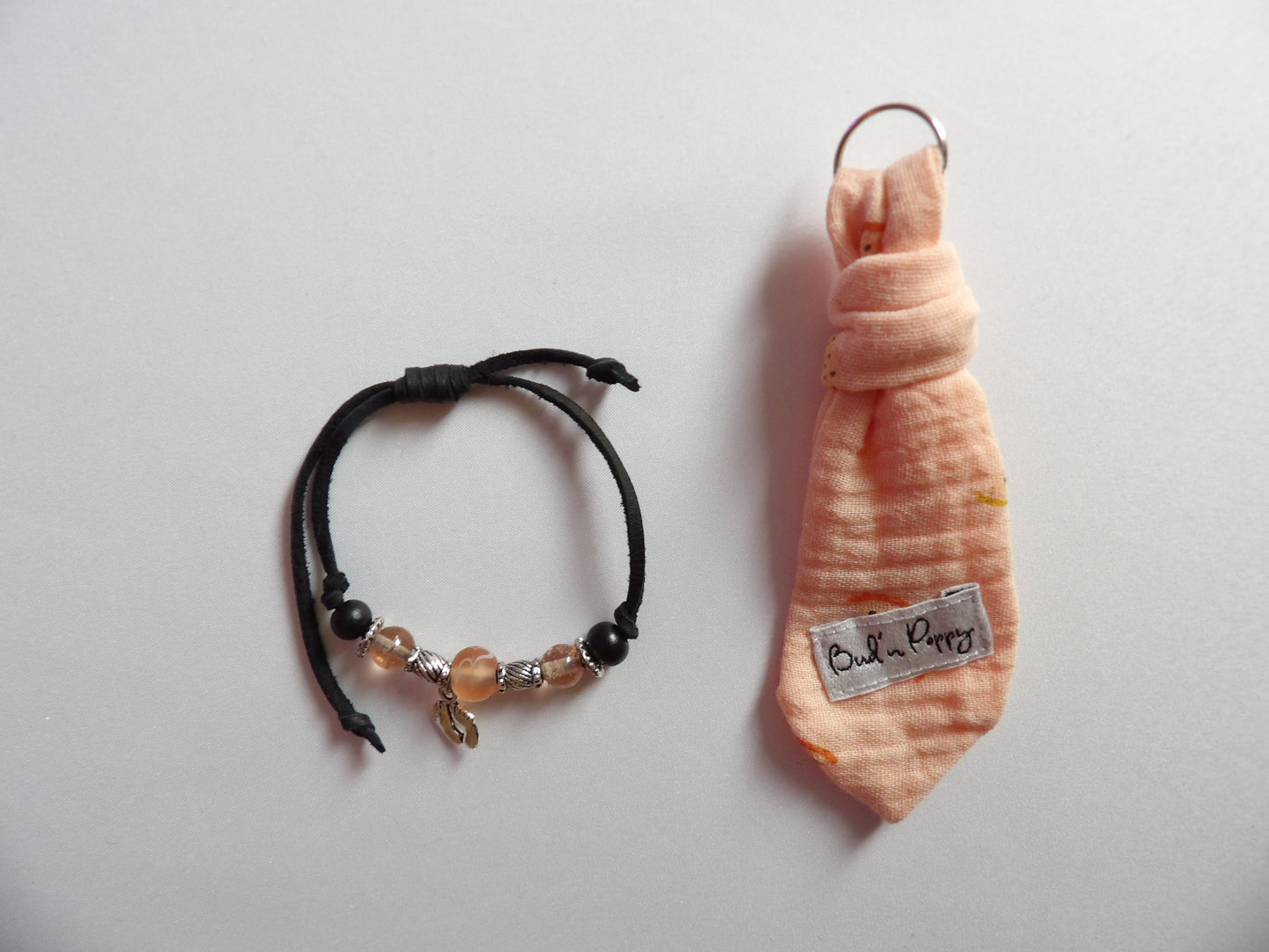 Storlek 68, Peach Melon - Handgjort babyset, OEKO-TEX®-certifierade tyger
