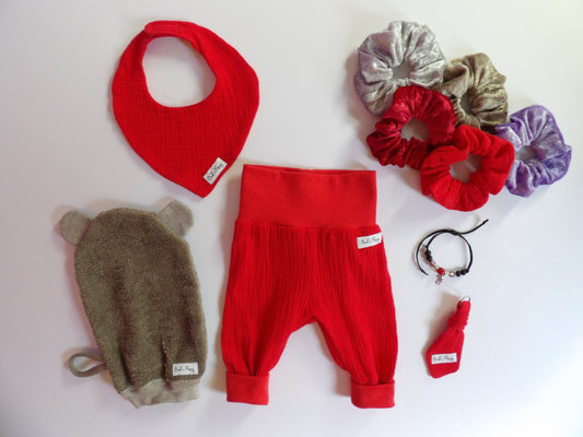 Storlek 50, Ruby Little One - Handgjort babyset, OEKO-TEX®-certifierade tyger