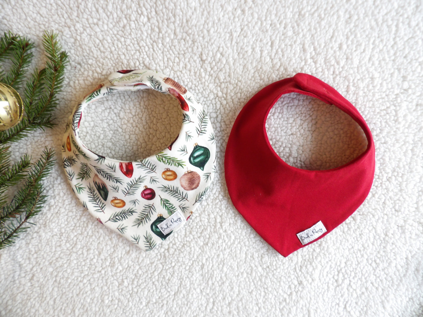 Dregglisar i trikå, 2-pack, Little Christmas Morning Duo, storlek One size (ca 0-1 år) - Bud's Wardrobe