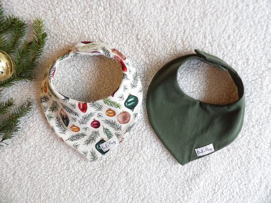 Dregglisar i trikå, 2-pack, Holiday Evergreen Duo, storlek One size (ca 0-1 år) - Bud's Wardrobe