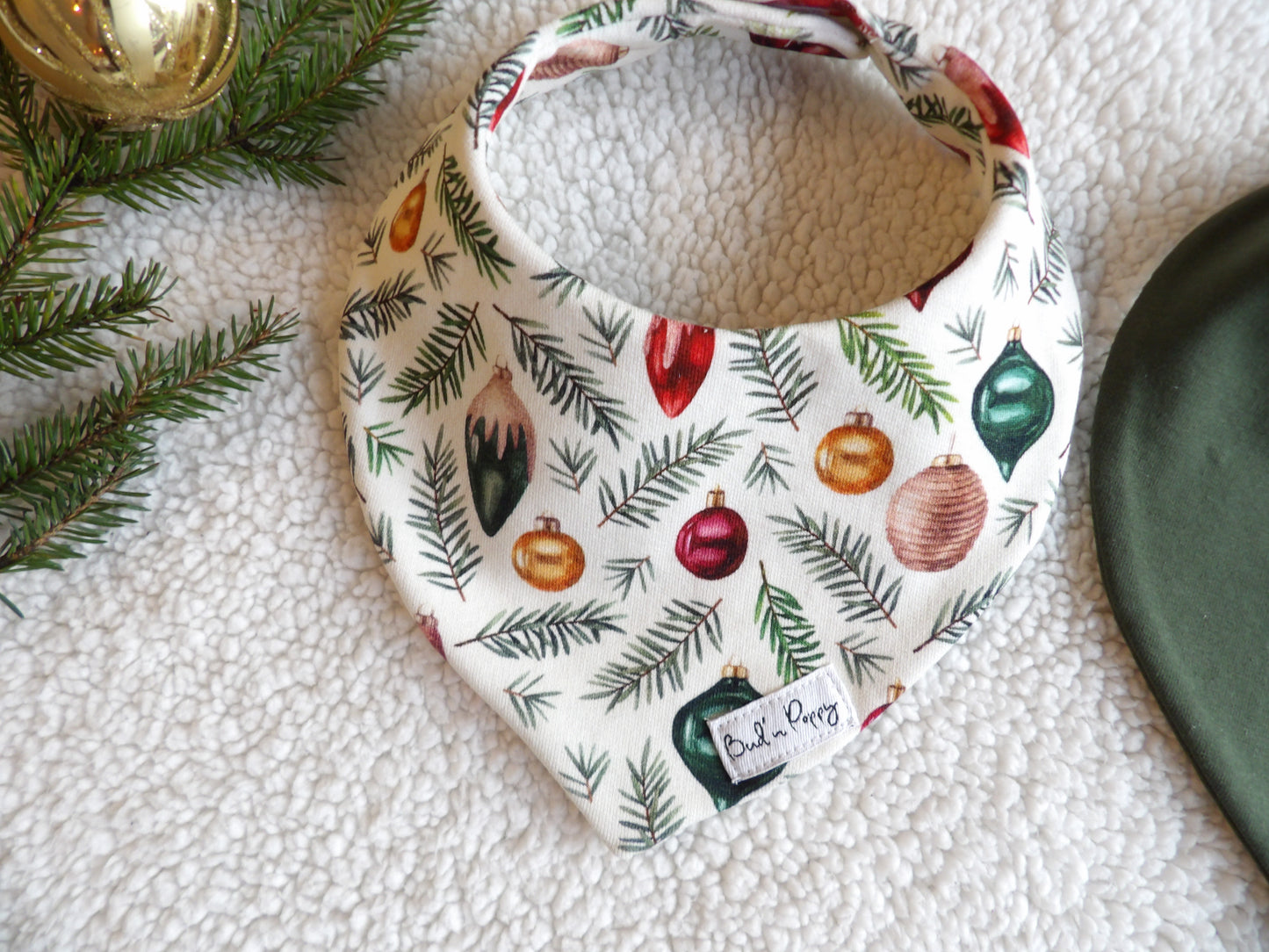 Dregglisar i trikå, 2-pack, Holiday Evergreen Duo, storlek One size (ca 0-1 år) - Bud's Wardrobe