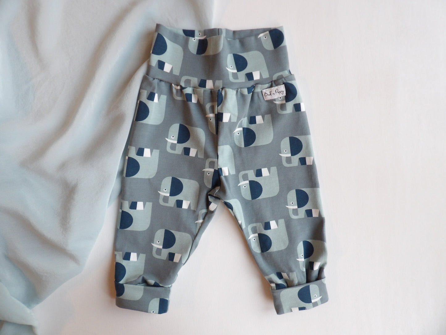 Växa-byxa Grey Elephant - storlek 68 (ca 4-6 mån)