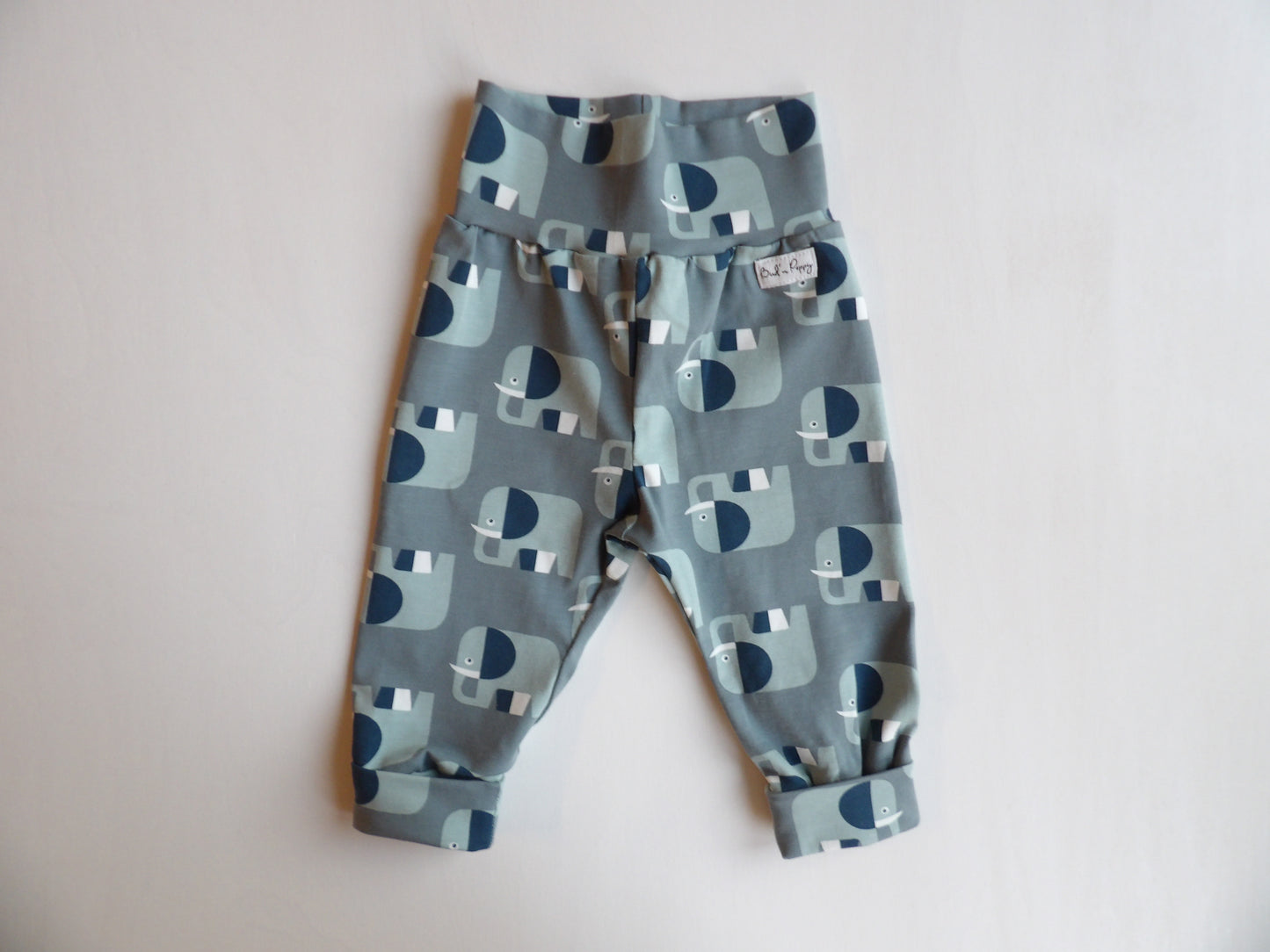 Växa-byxa Grey Elephant - storlek 68 (ca 4-6 mån)