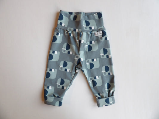 Växa-byxa Grey Elephant - storlek 68 (ca 4-6 mån)