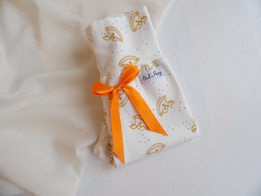 Grow-with-me pants Golden Playtime - size 56 & 62 (approx. 1-2 & 2-4 months)